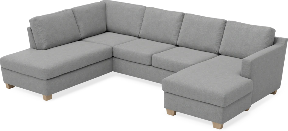 Friday - 3-sits soffa med divan vänster och schäslong höger - Grå