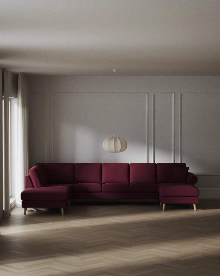 Eden - 3-sits soffa med divan vänster och schäslong höger - inspiration