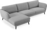 Madison Lux - 3-sits soffa med schäslong vänster - Grå