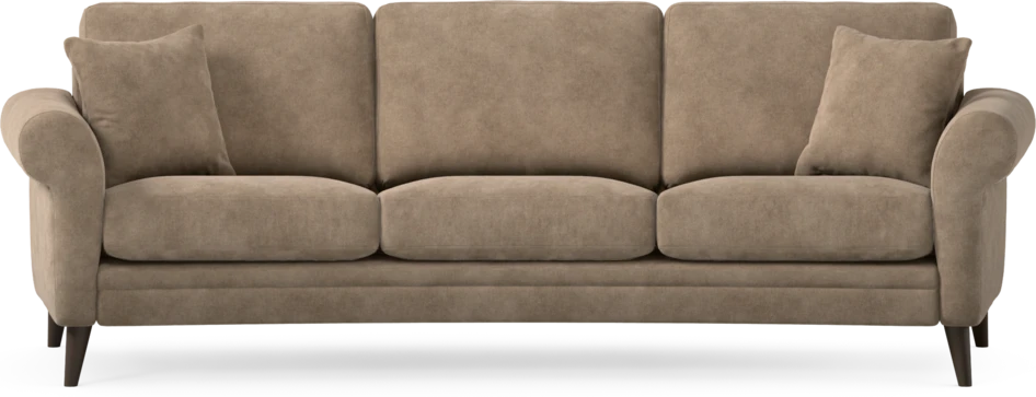 Eden - 3-sits soffa svängd - Beige