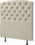 Cape välvd - Sänggavel , 90-210 cm - Beige
