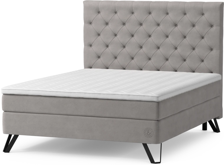 Saltskär Comfort - Kontinentalsäng, dubbelsäng med bäddmadrass Comfort och sängben