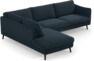 Madison - 3-sits soffa med divan vänster - Blå
