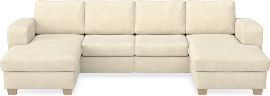 Friday - 2-sits soffa med två schäslonger - Beige
