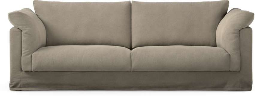 Cherrie - 3-sits soffa med kappa - Beige