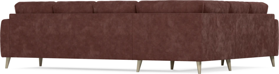 Eden - Hörnsoffa, 2+3-sits - Röd
