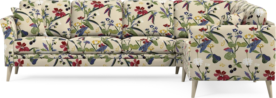 Eden - Hörnsoffa, 3+2-sits - Flerfärgad