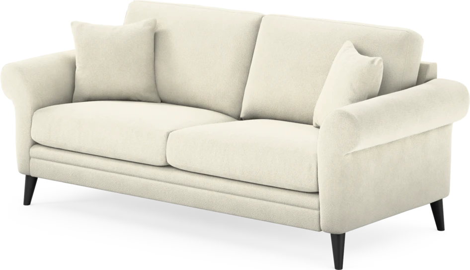 Eden - 2,5-sits soffa - Vit