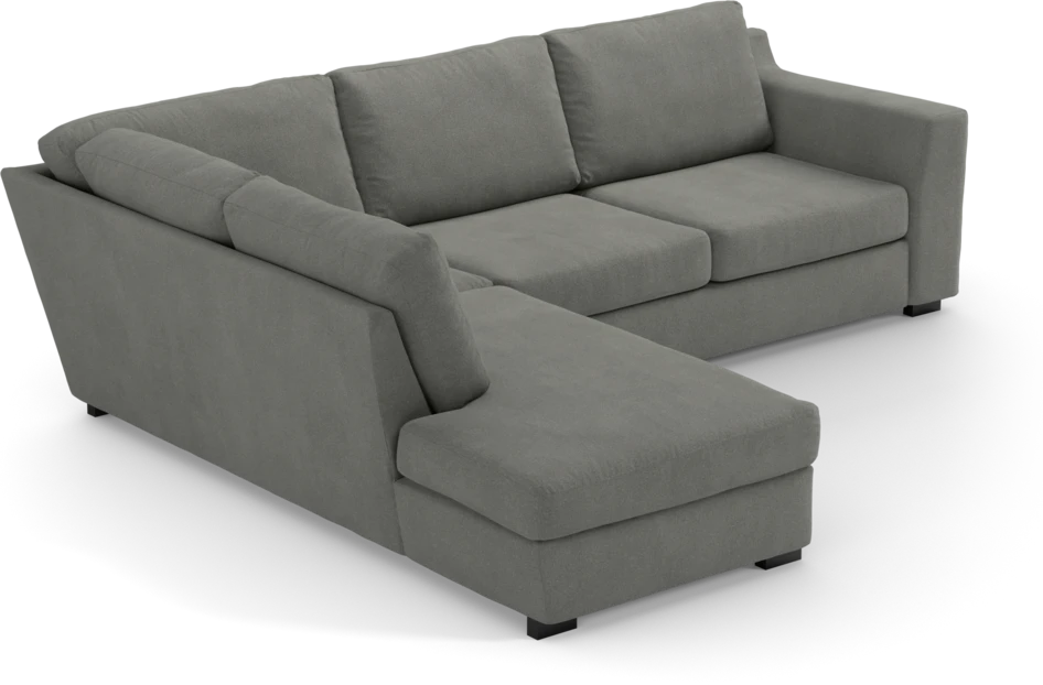 Friday - 2,5-sits soffa med divan vänster - Grå
