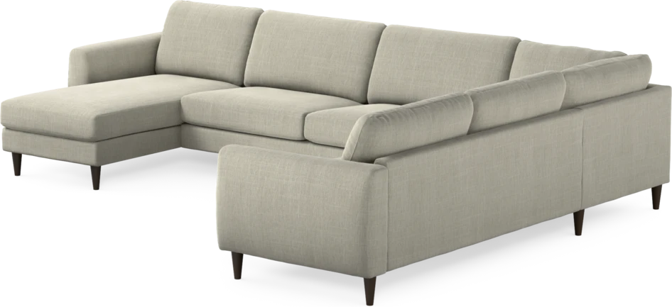 Bridge - Hörnsoffa, 3+2-sits med schäslong vänster - Beige