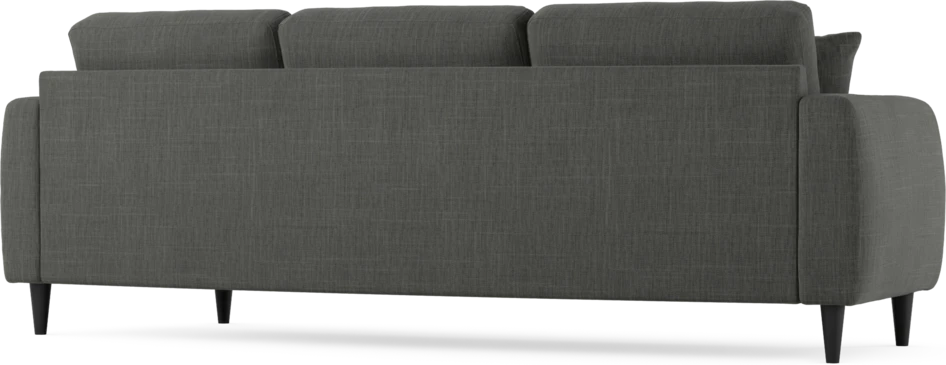 Eden - 3-sits soffa svängd - Grå