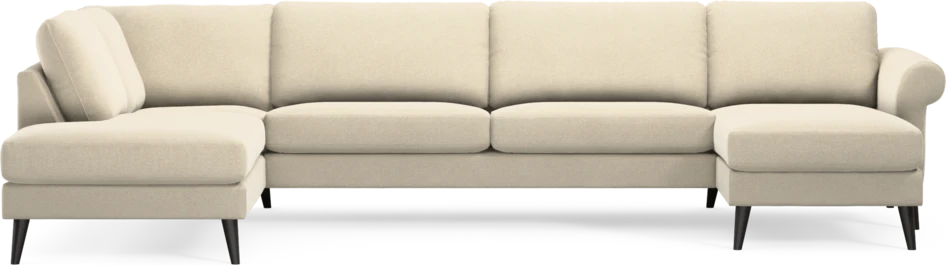 Bridge - 3-sits soffa med divan vänster och schäslong höger - Beige