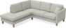 Eden - 2-sits soffa med divan - Grå