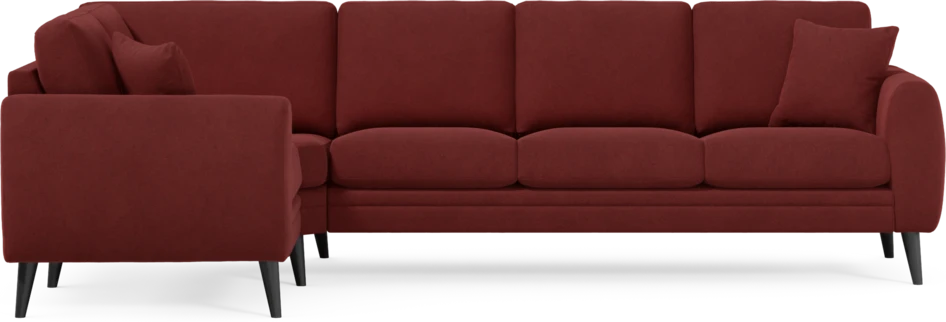 Eden - Hörnsoffa, 1+3-sits - Röd