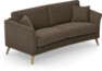 Eden - 2,5-sits soffa svängd - Brun