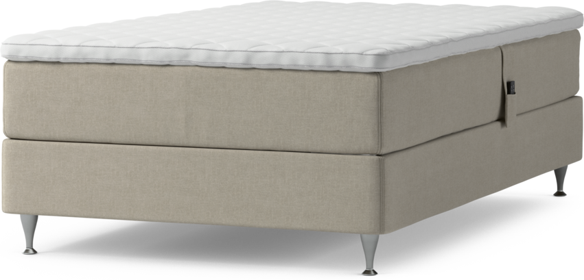 Delux Dream - Ställbar säng, enkelsäng med bäddmadrass och sängben