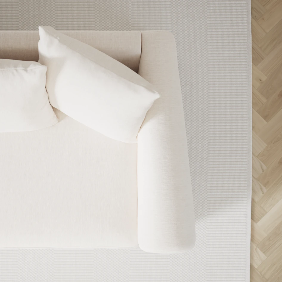 Town - 3-sits soffa med divan höger och schäslong vänster - Vit