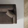 Eden - 2-sits soffa med divan - Gul