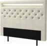 New York led - Sänggavel, 90-210 cm - Beige