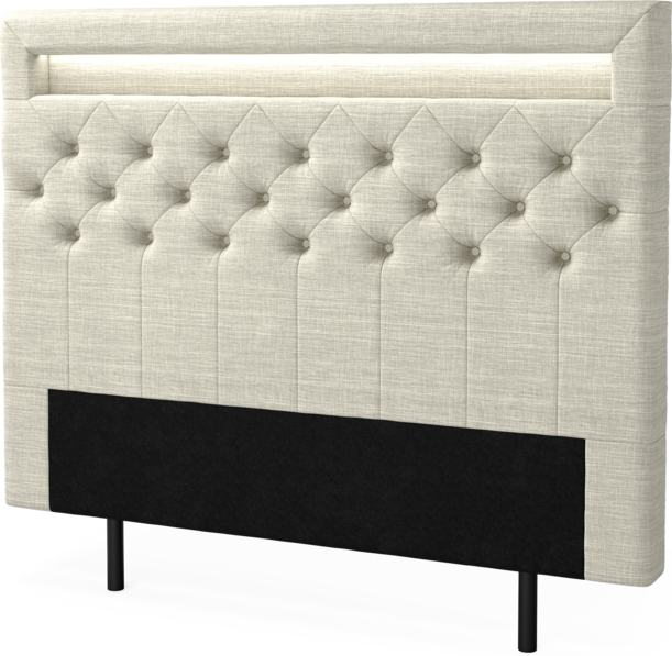 New York led - Sänggavel, 90-210 cm - Beige