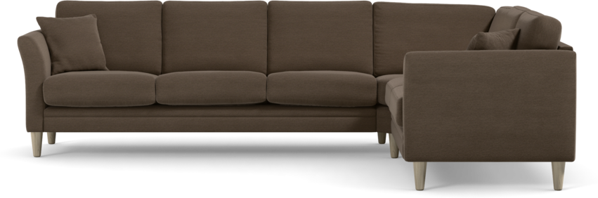 Eden - Hörnsoffa 3+2 - Brun