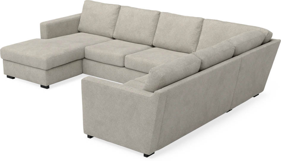 Friday - Hörnsoffa, 3+2-sits med schäslong vänster - Beige