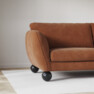Madison - 3-sits soffa med divan vänster - Orange