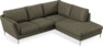 Madison - 2-sits soffa med divan höger - Brun
