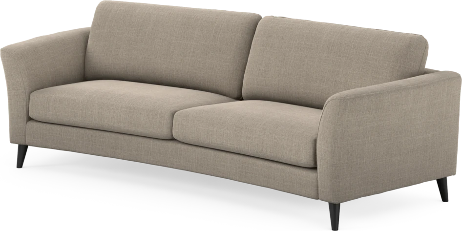 Bridge - 3-sits soffa svängd - Beige