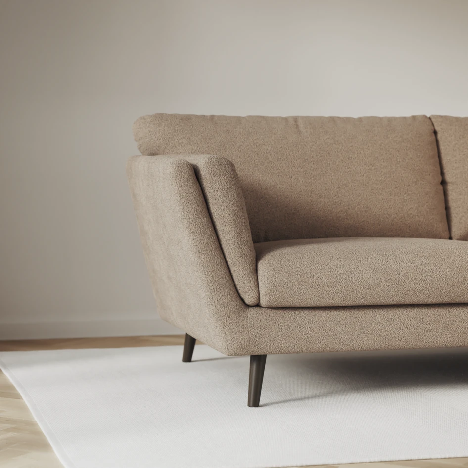 Madison Lux - Hörnsoffa med schäslong höger - Beige
