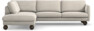 Madison - 3-sits soffa med divan vänster - Beige