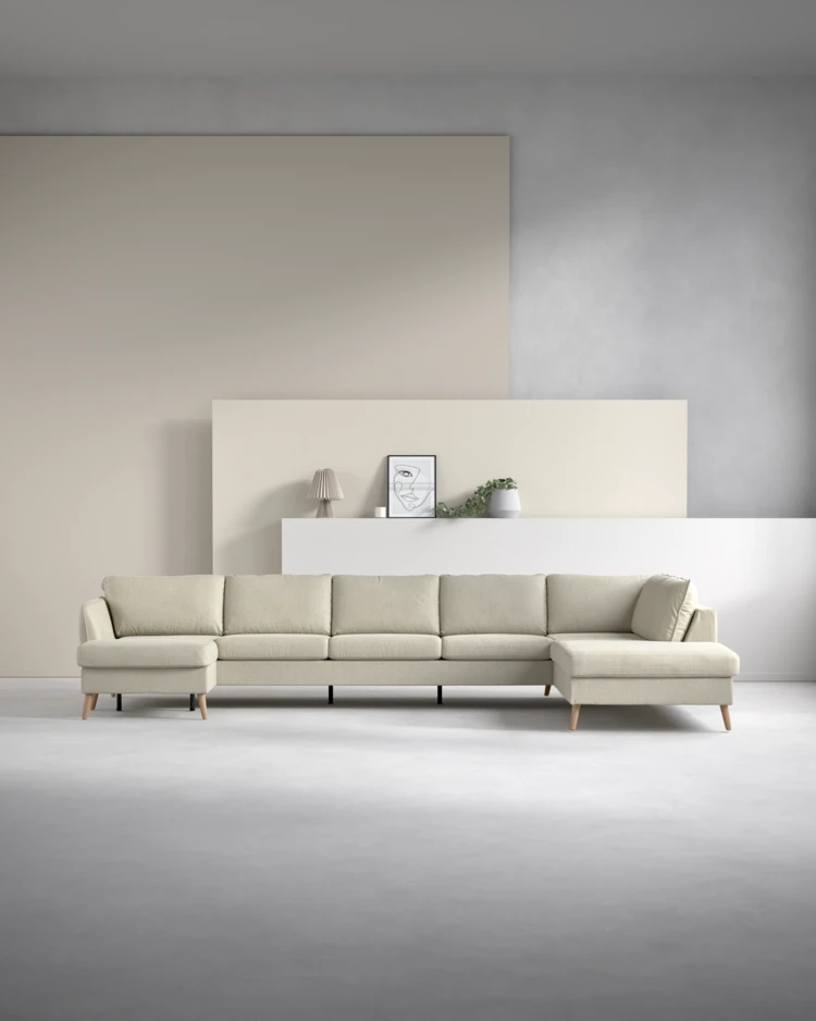 County - 4-sits soffa med schäslong vänster och divan höger - inspiration