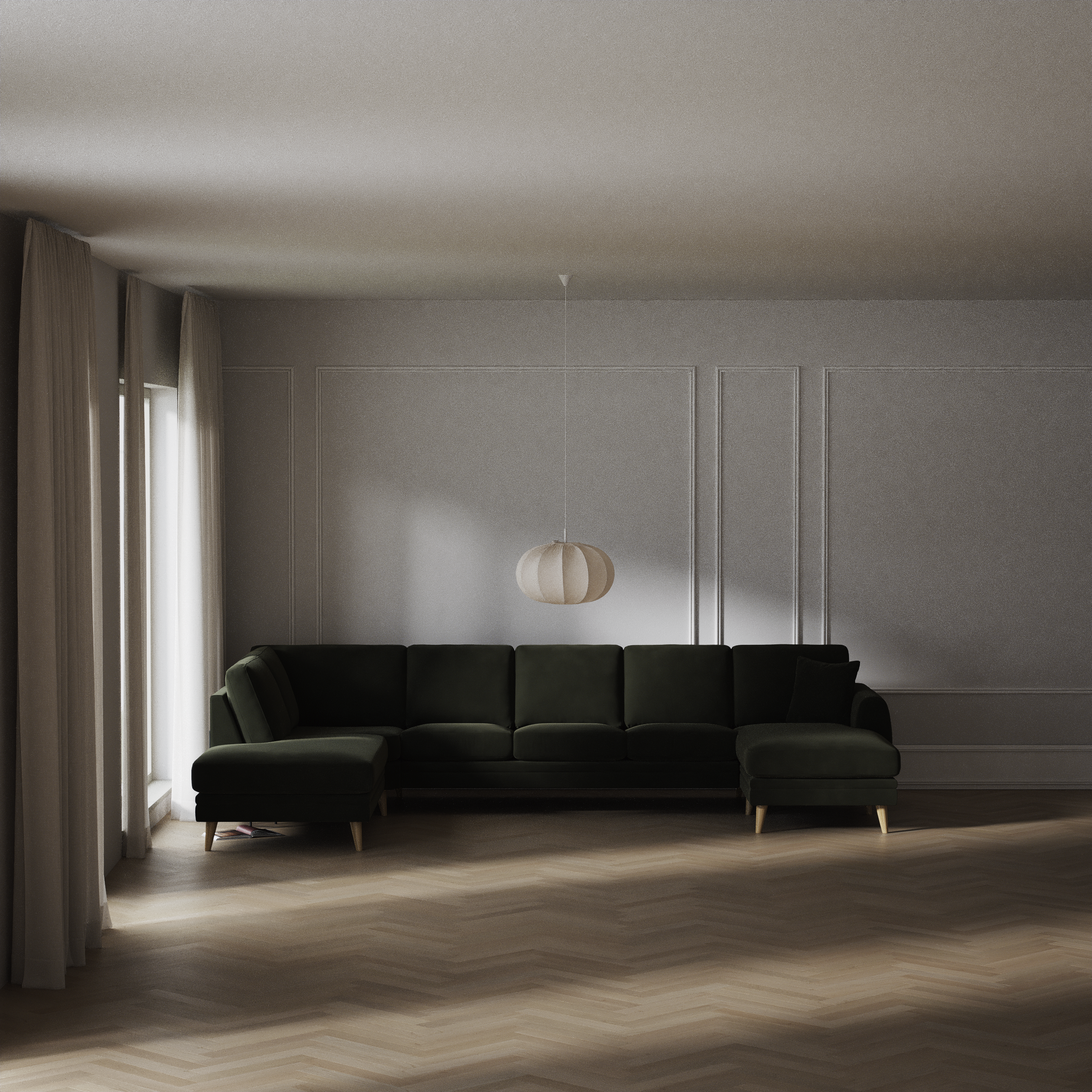 Eden - 3-sits soffa med divan vänster och schäslong höger - inspiration