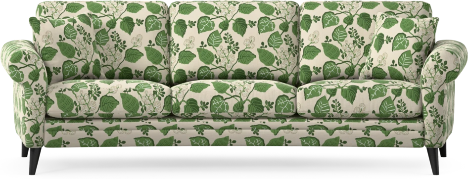 Eden - 3-sits soffa svängd - Flerfärgad