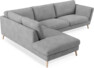 Madison Lux - 3-sits soffa med divan vänster - Vit