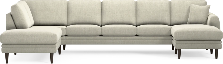 Eden - 3-sits soffa med divan vänster och schäslong höger - Beige