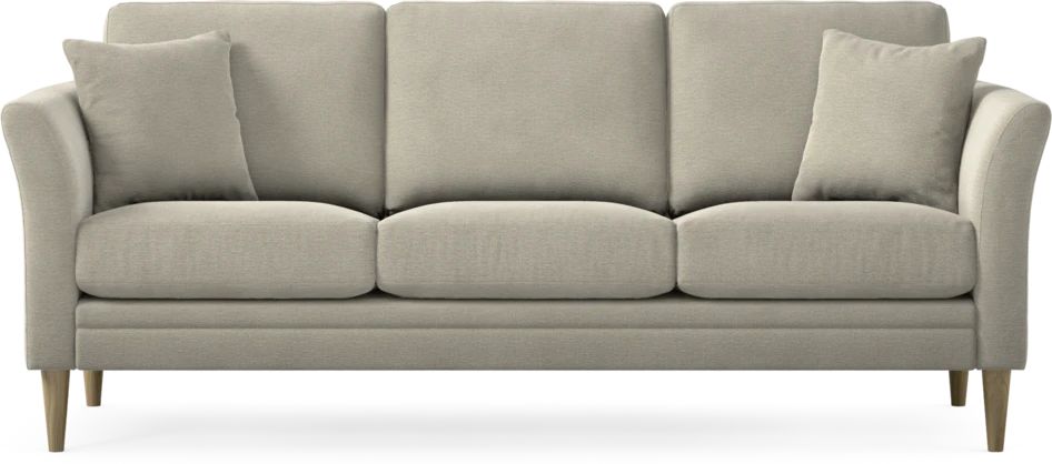 Eden - 3-sits soffa - Brun
