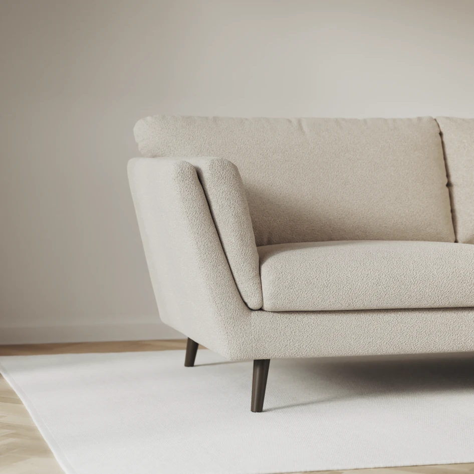 Madison - 2-sits soffa med schäslong höger - Beige