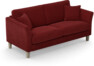 Eden - 2,5-sits soffa - Röd