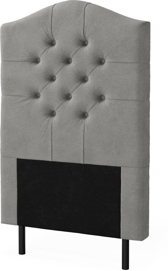 New York välvd - Sänggavel, 90-210 cm - Grå