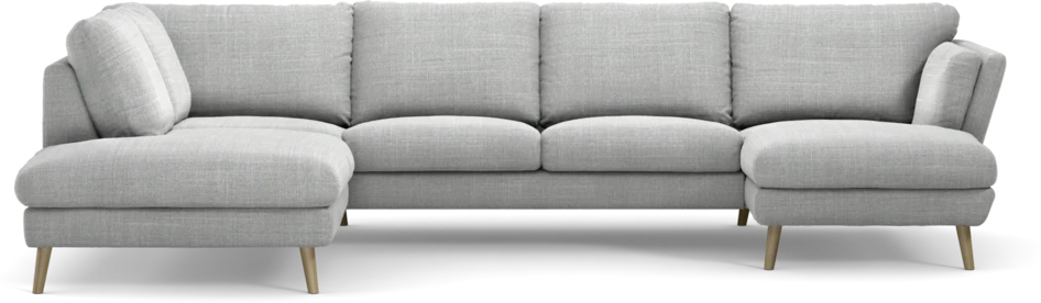 Madison - 2-sits soffa med divan vänster och schäslong höger - Grå