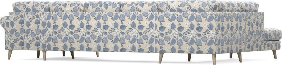 Eden - 3-sits soffa med divan vänster och schäslong höger - Flerfärgad