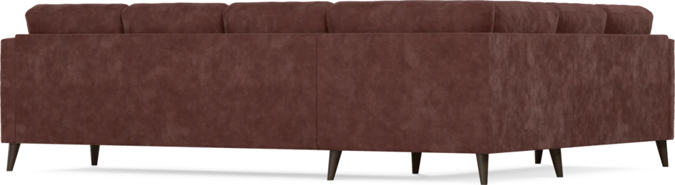 Eden - Hörnsoffa, 2+3-sits - Röd