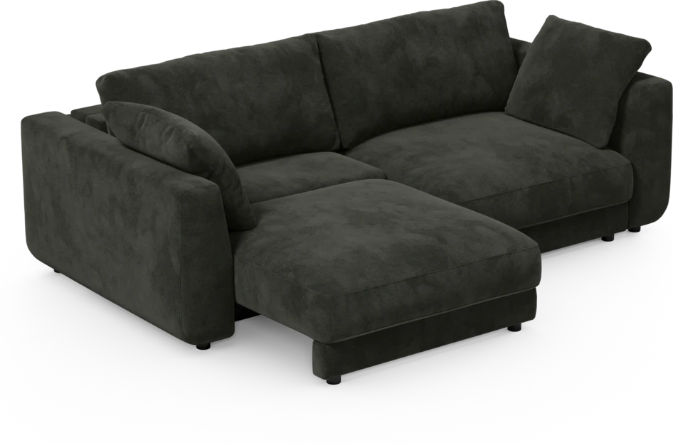 Amie - Bäddsoffa 3-sits - Svart