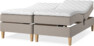 Delux Sense - Ställbar säng, dubbelsäng med bäddmadrass - Beige