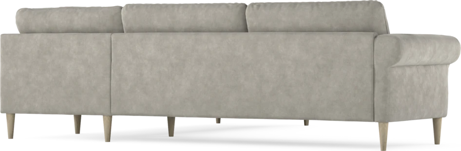 Bridge - Hörnsoffa, 3+3-sits - Grå