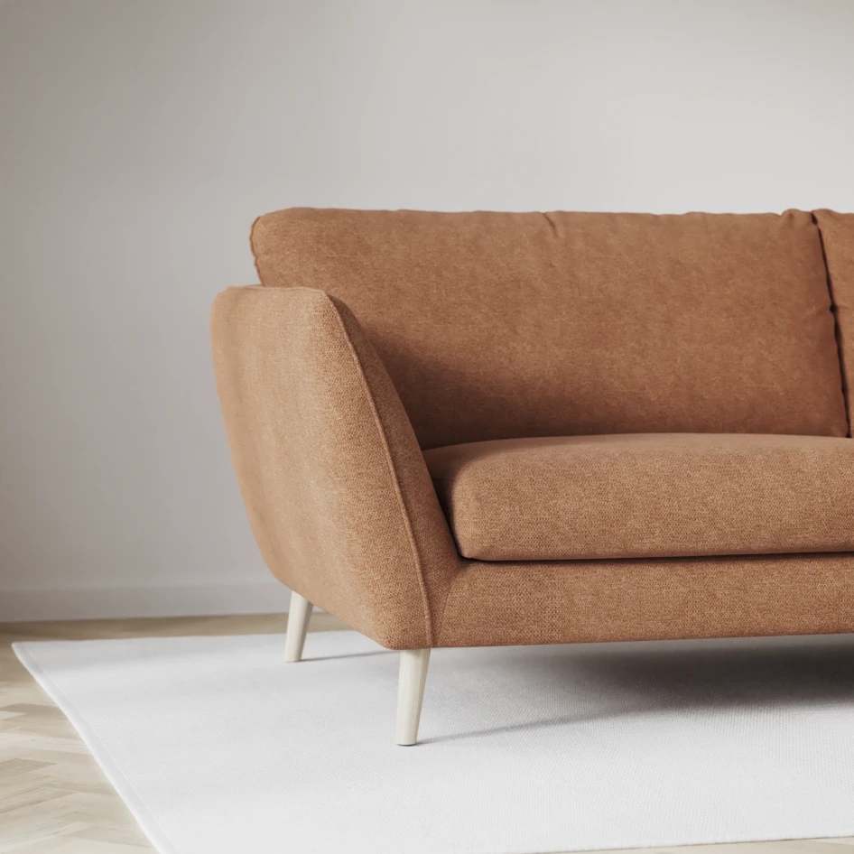 Madison Lux - Hörnsoffa 2+3-sits, hörn 1 - Orange