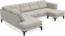 Rio - 3-sits soffa med divan vänster och schäslong höger - Beige