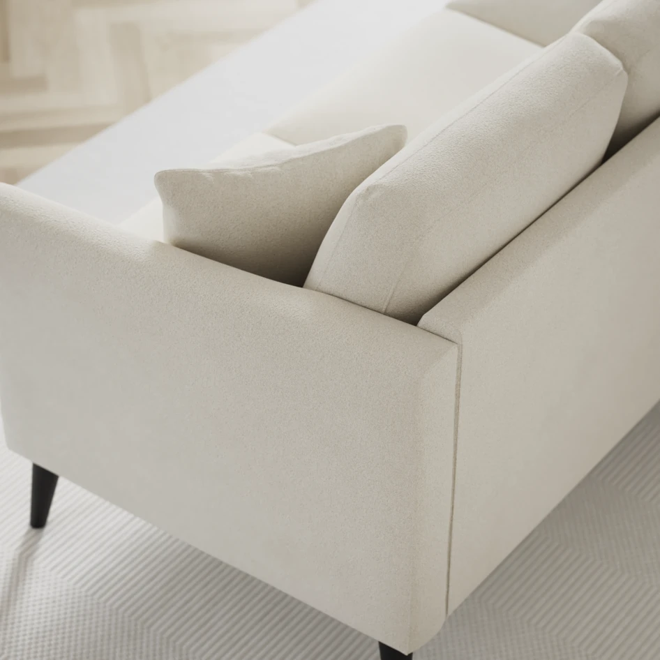 Eden - 2,5-sits soffa - Vit