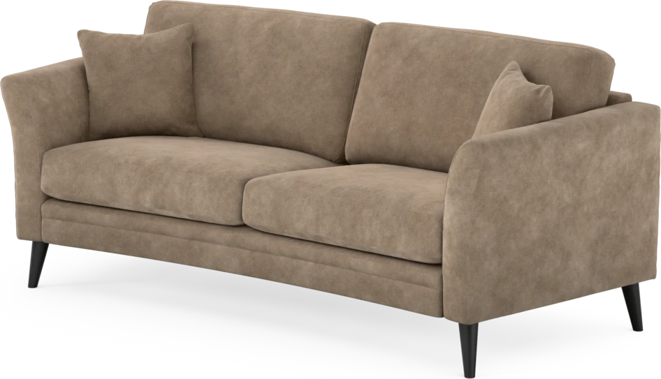 Eden - 2,5-sits soffa svängd - Beige